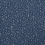 Jersey Stoff Dots Blau