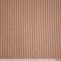 Baumwoll-Canvas Natur mit 3-mm-Streifen Terrakotta