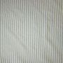 Baumwoll-Canvas Natur mit 3-mm-Streifen in Denim
