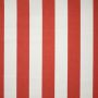 Outdoor-Canvas Streifenstoff Rot
