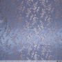 Jacquard-Futterstoff Floral Stahlblau