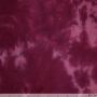 Brushed Tie-Dye Joggingstoff Zyklam