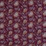 Baumwoll-Kombistoff Patchwork Blumen Bordeaux