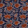 Baumwoll-Doubleface-Patchworkstoff Blau