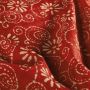 Batik-Baumwolle mit Blumenmuster Rot