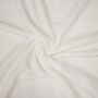 Bambus Wellness Frottee-Fleece gebrochen weiß