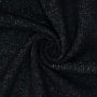 Bündchenstoff Lurex Schwarz