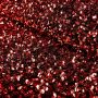 Curvy Paillettenvelours Rot