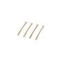 Haarklemmen glatt ST 5 cm gold