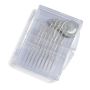 PRYM Sticknadeln mit und ohne Spitze 18-22 & Nadeleinfädler, silberfarben 124550
