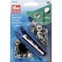 NF-Druckknopf Sport Mini MS 13 mm silberfarbig