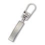 Fashion-Zipper Classic Mattsilber