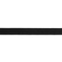 Knopfloch-Elastic gewebt 18 mm schwarz