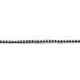 Parkakordel 4 mm schwarz/weiß