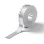 Satinband 25 mm silber
