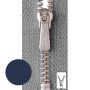 Prym Metallreißverschluss 4 mm Silber, nicht teilbar, Marineblau #210, 16 cm