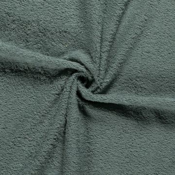 Frottee-Doppelwalkstoff Dunkelmint