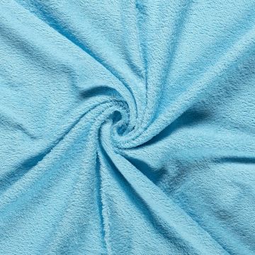 Frotteestoff doppelseitig Aqua