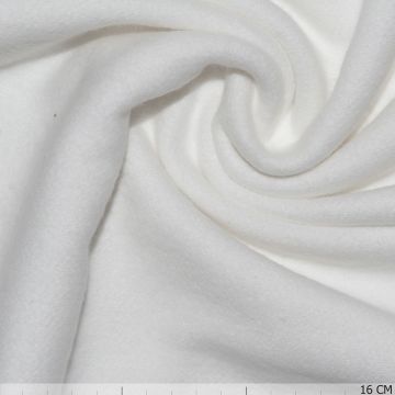 Flanell beidseitig geraut Off-White