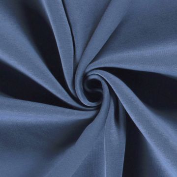 Sweatstoff Heavy Brushed Stahlblau