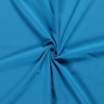 Cotton Tricot Caribbean Blue