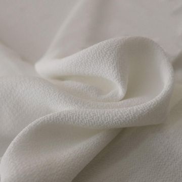 Bubble Chiffon gebrochen Weiß