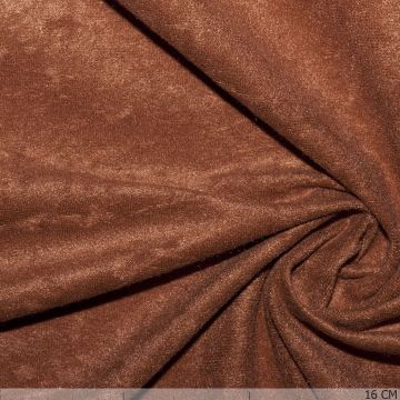 Velourslederimitat haselnussbraun