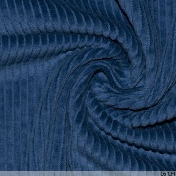 Baumwoll-Breitcord Jeansblau