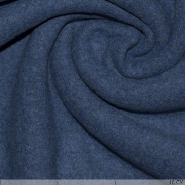 Bio-Baumwollfleece royalblau
