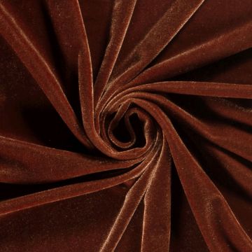Plain Velours brique