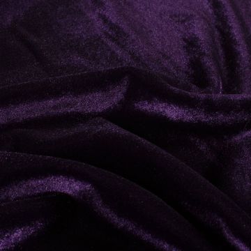 Einfarbiger Samt Dark Purple