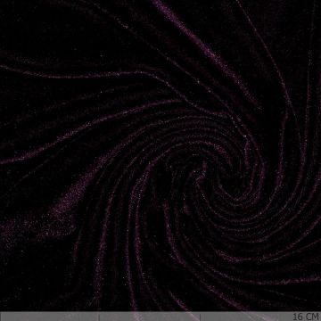 Velours in Aubergine