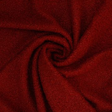 Waschbarer Bouclé-Filz Bordeaux