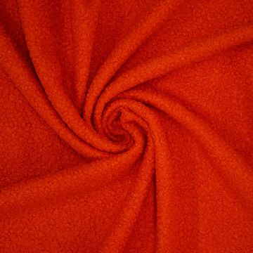 Waschbarer Bouclé-Filz Orange