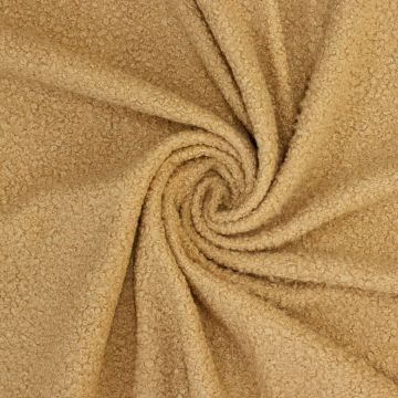 Waschbares Bouclé-Vlies Camel