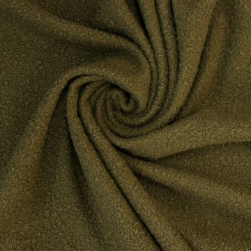 Waschbarer Bouclé-Filz Khaki