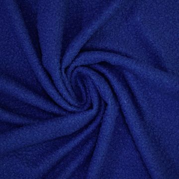Waschbarer Bouclé-Filz Royal Blue