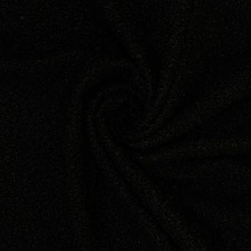 Waschbarer Bouclé-Filz Schwarz