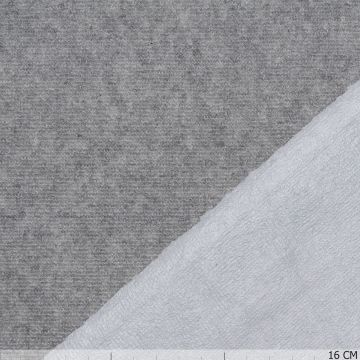 Terry Laminated Grey – Grauer Frotteestoff mit Beschichtung