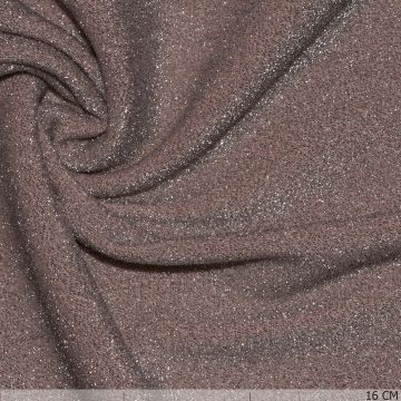 Lurex Jersey braun
