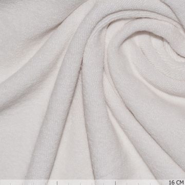 Stretch-Frottee Weiß