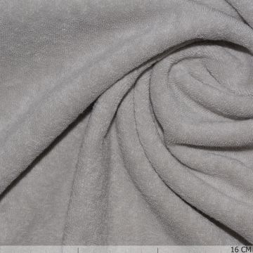 Stretch-Frottee Light Grey