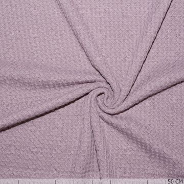Gestrickter Waffelstoff Big Old Pink