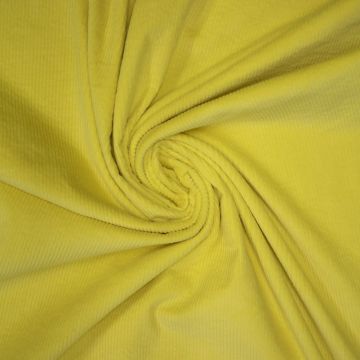 Breitcord Stretch Washed Gelb