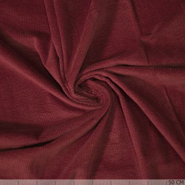 Cord Stretch Samt Washed Brique brique #210