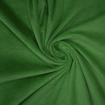 Breitcord Stretch Washed Grasgrün