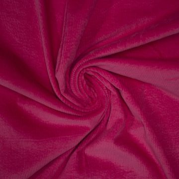 Breitcord Stretch gewaschenes Hell-Fuchsia