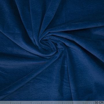 Corduroy Stretch Washed Dunkelkobalt