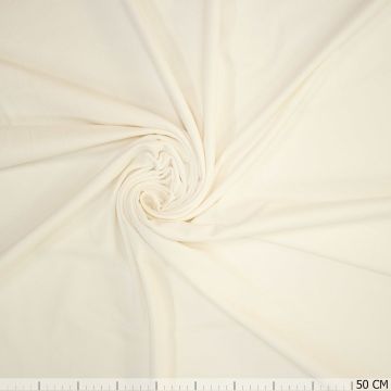Bio-Baumwolljersey gebrochen weiß