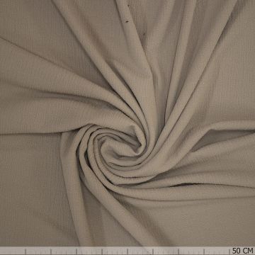 Jersey Borkenrelief beige
